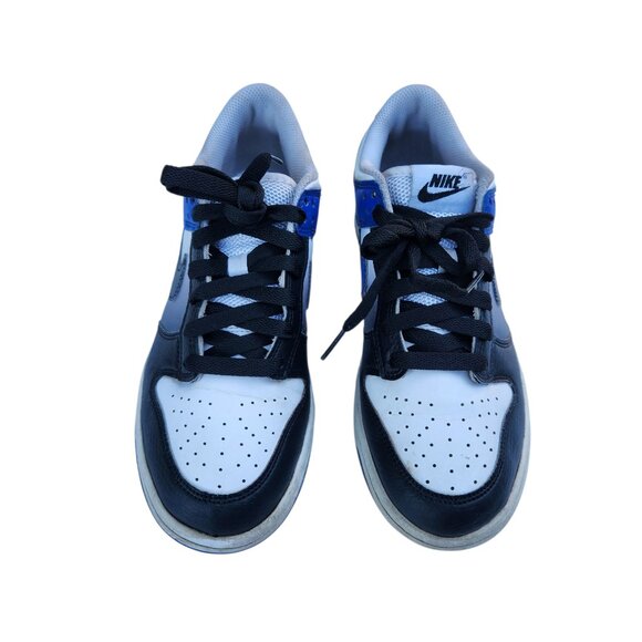 Nike Dunk Low Game Royal White Black GS HJ9209-400 Size 5.5Y - Picture 2 of 10